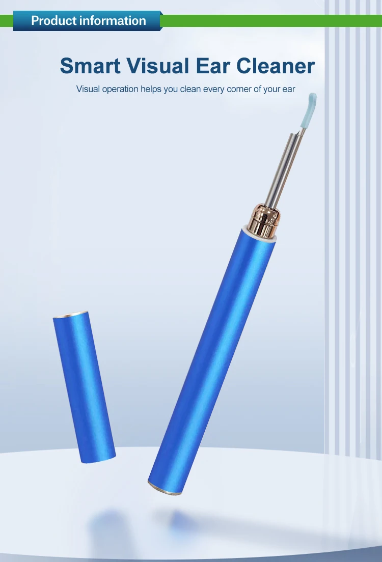 2023 New Wholesale Hd Visual Ear Pick Stick Wireless Otoscope Ear