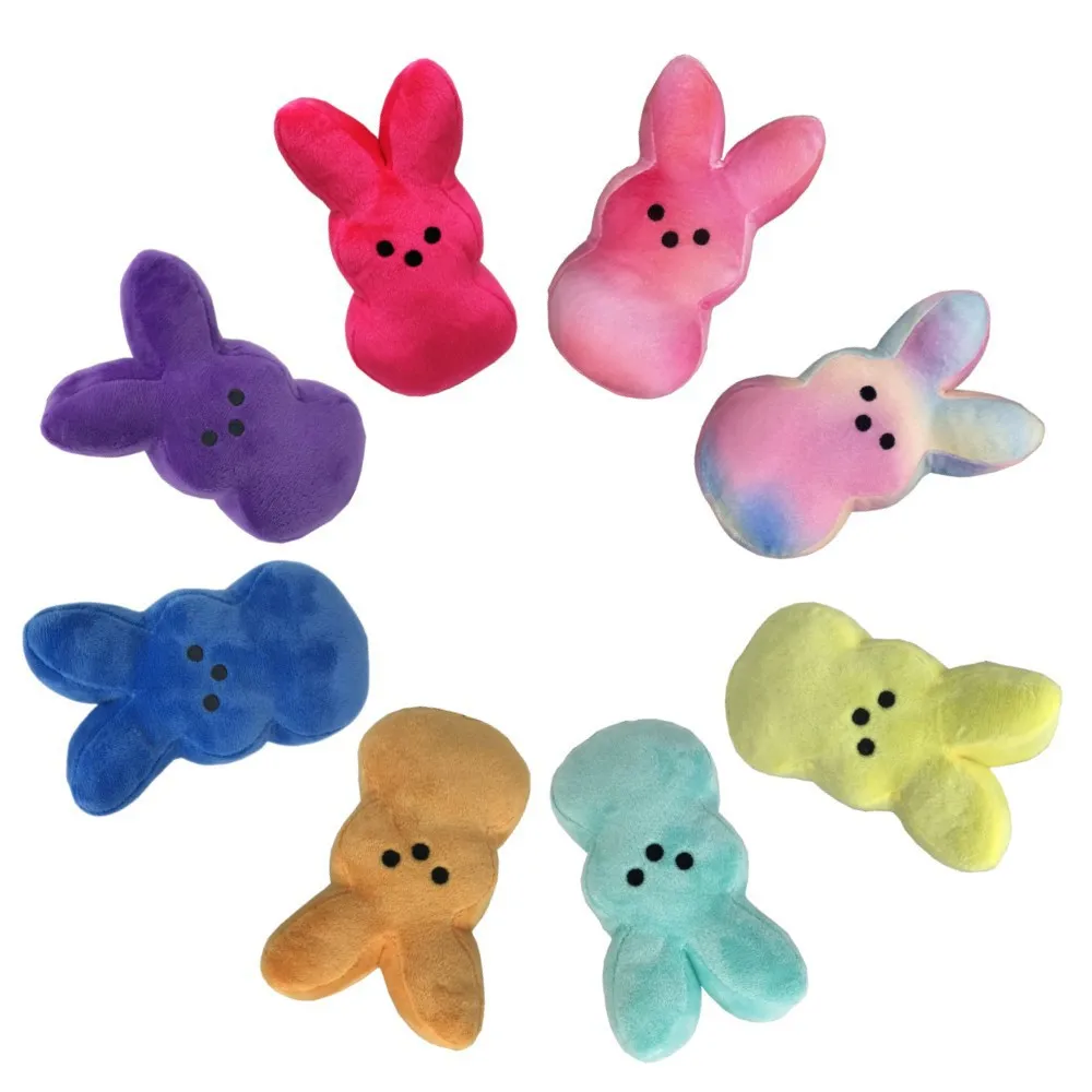 Peep Bunny Personalized Easter Dog Toy- Custom Squeaky Dog To