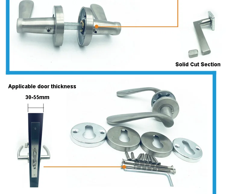 Classic Chile Hotel Insulation Door Bedroom Casting Zinc Alloy Door