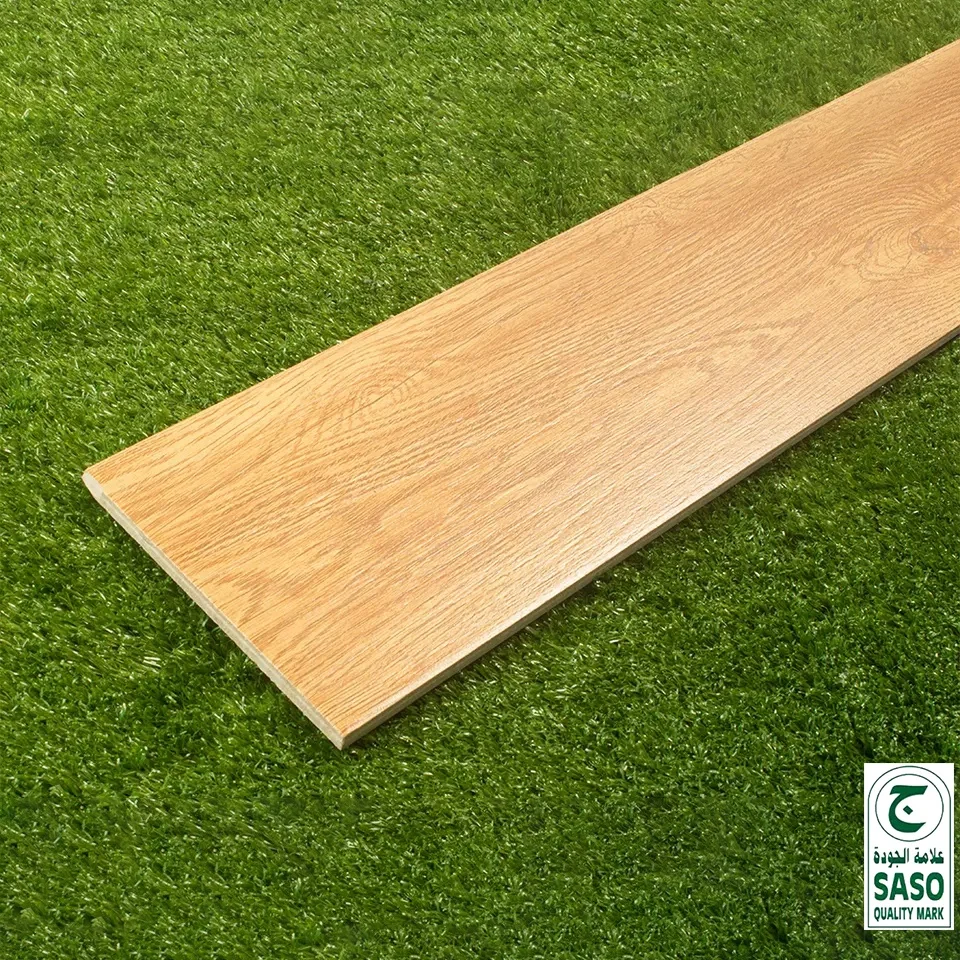 Foshan Anti slip Kajaria Rustic Ceramic Wood Finish Tiles