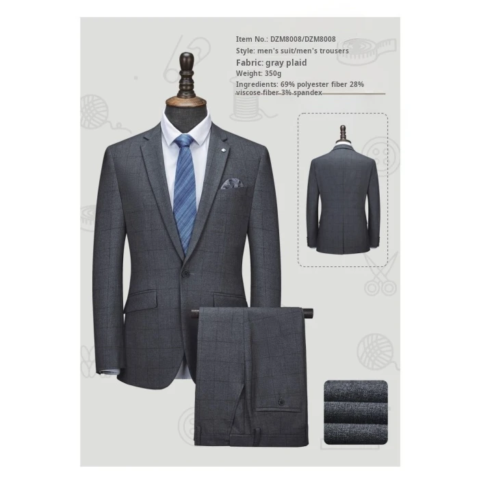 High-end fashion men's business wedding suit