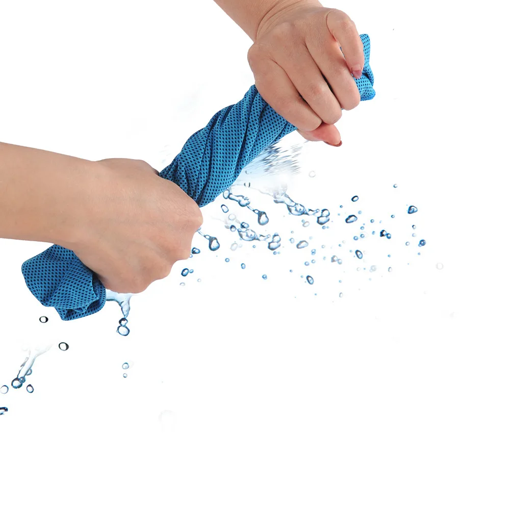 30*100cm microfiber instant ice cooling sweat to