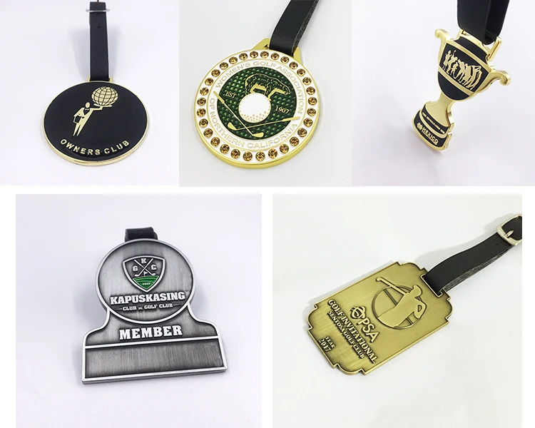 Golf bag tag