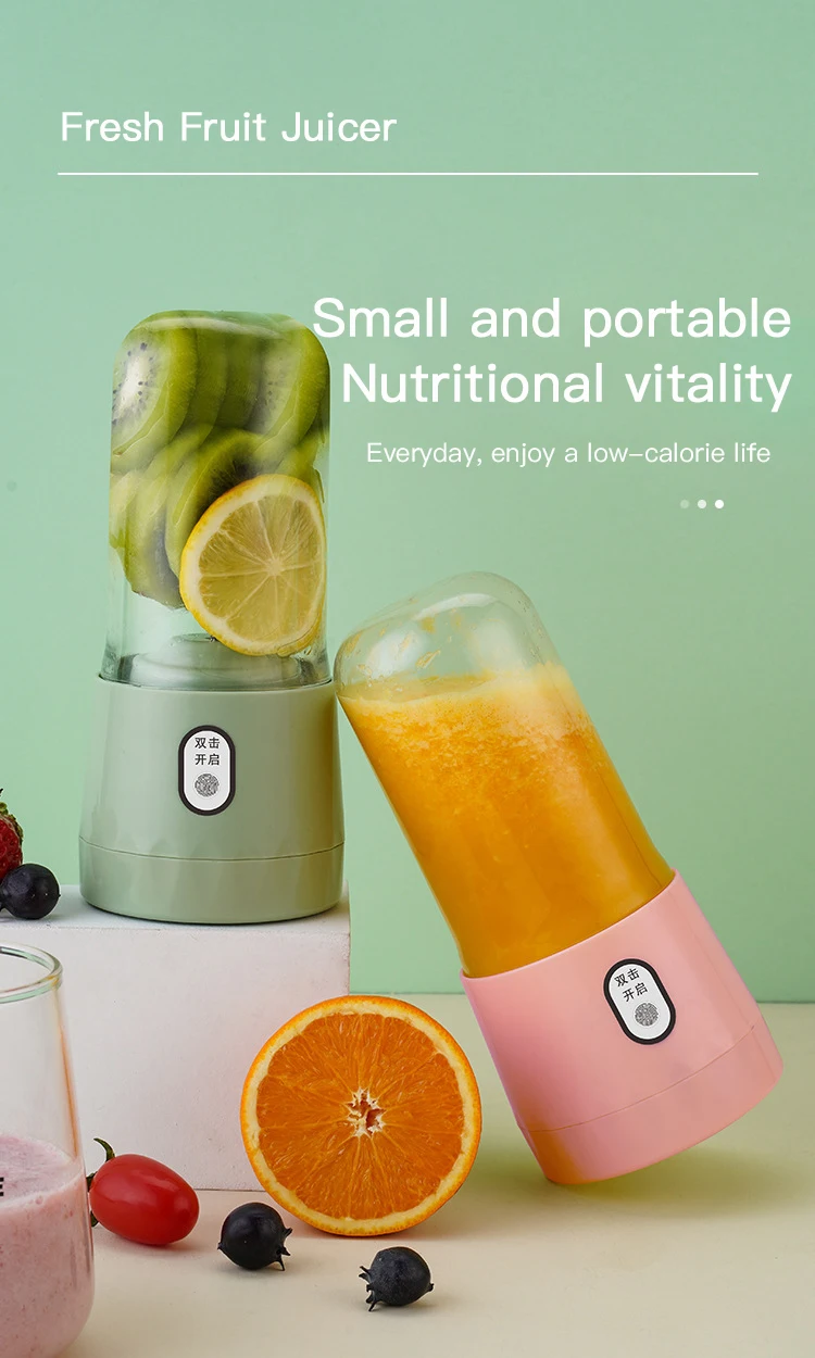 Mini Portable Juicer Usb Rechargeable Fresh Fruit Juice Electric