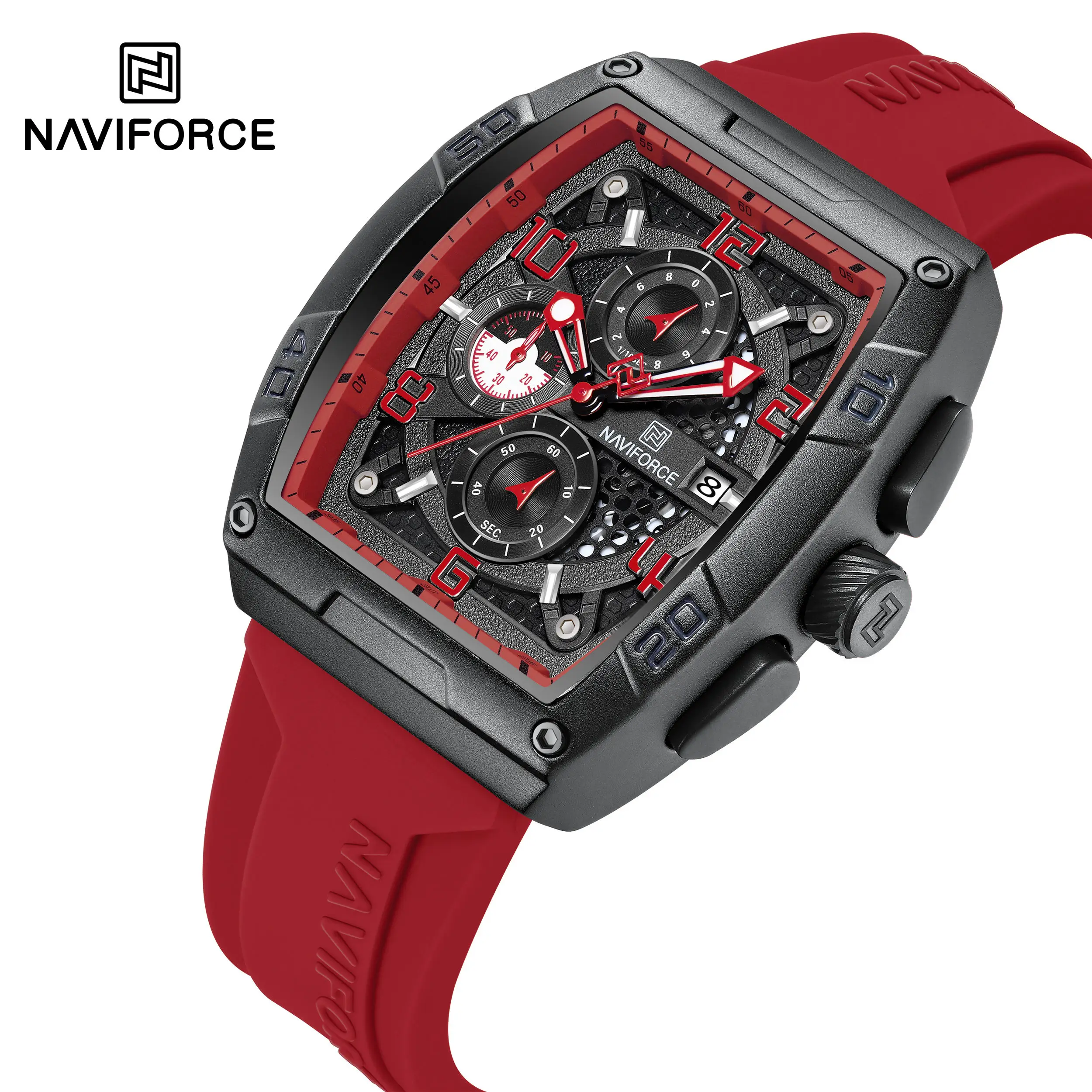 BWB 2022 Top Brand Luxury Cinturino In Silicone NAVIFORCE Orologi Da Uomo Orologio Militare Al Quarzo~p136995479