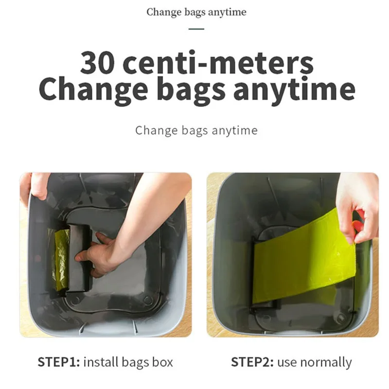 14L Mini Auto Trashbin Trashcan Smart Kitchen Portable Charging Rubbish Dust Plastic Infrared Bucket Garbage Trash Waste Bins