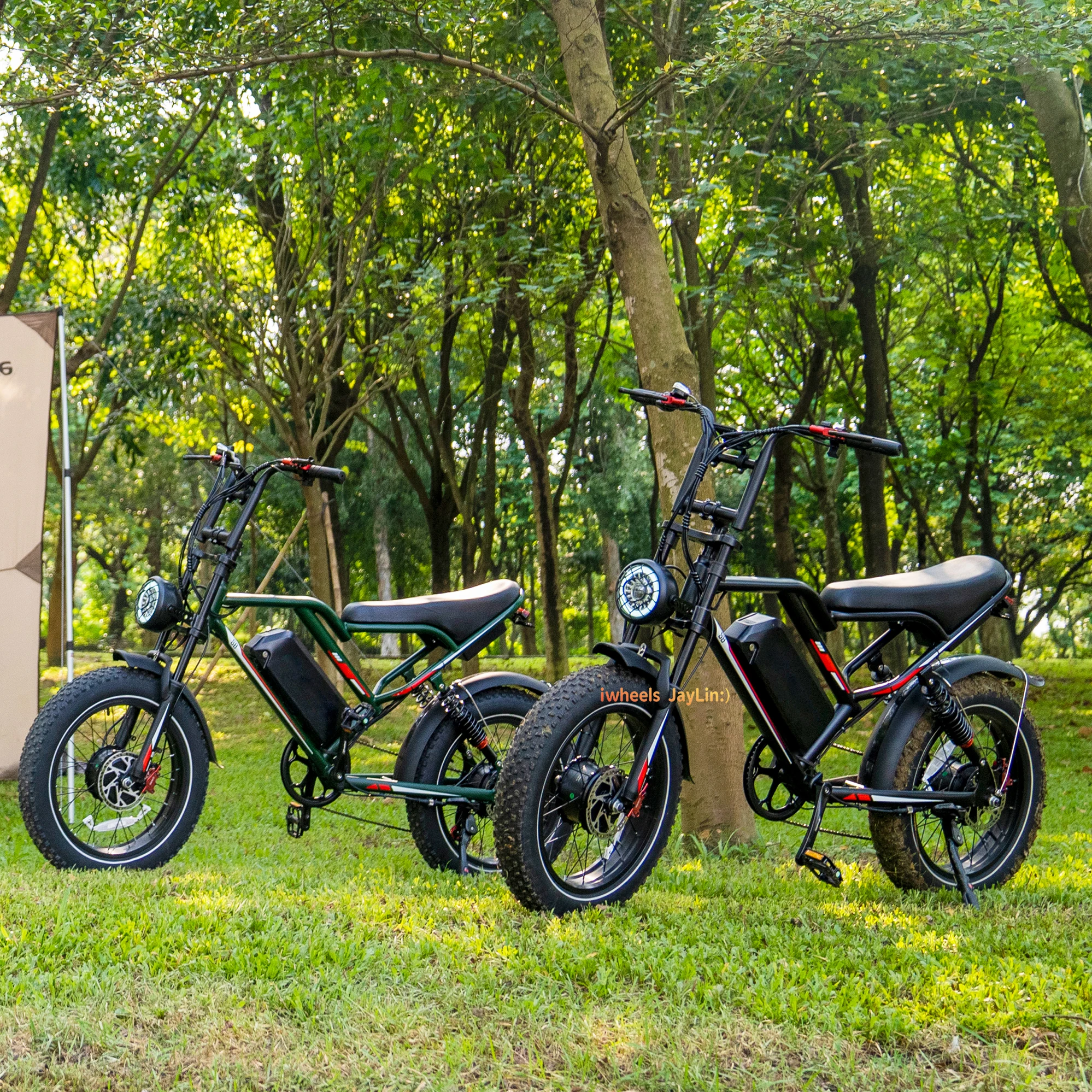 EU NL ストック 48V 電動ファットバイク S8 Fatbike 250W 20インチ