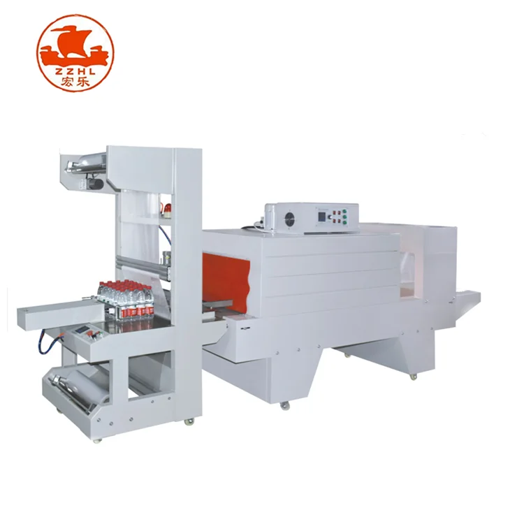 Plastic Water Bottle Packing Semi-Automatic Shrink Sleeve Labeling Machine / Pe Film Shrink Packaging Machine
