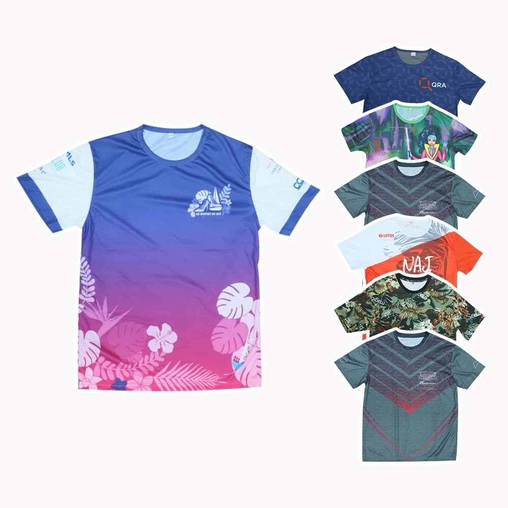 Gahumi Wholesale Factory Custom 100% Polyester Sublimation T-shirt Election Full Sublimation Printing Men Sublimation Tshirt