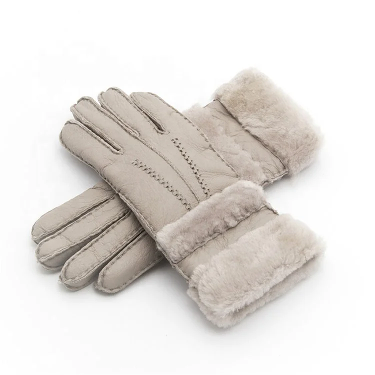 fur gloves for women