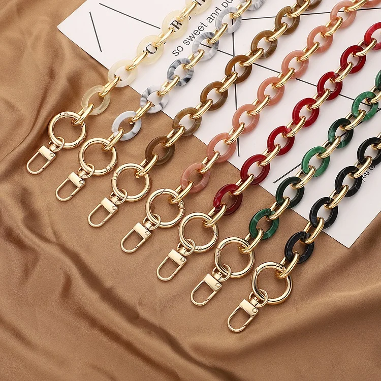 Vintage Acrylic Resin Bag Chain DIY Replacement Straps