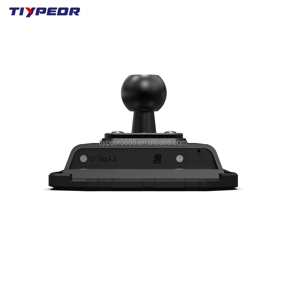 product tiypeor 5inch moto gps waterproof wireless android auto carplay portable motorcycle display screen navigation with dvr-2