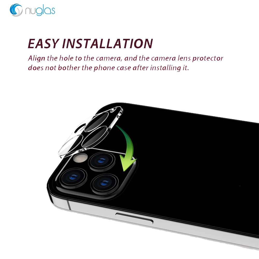 Nuglas заводская цена для Apple iPhone 13 pro реальный объектив камеры Закаленное стекло пленка задняя защита экрана 13 pro max