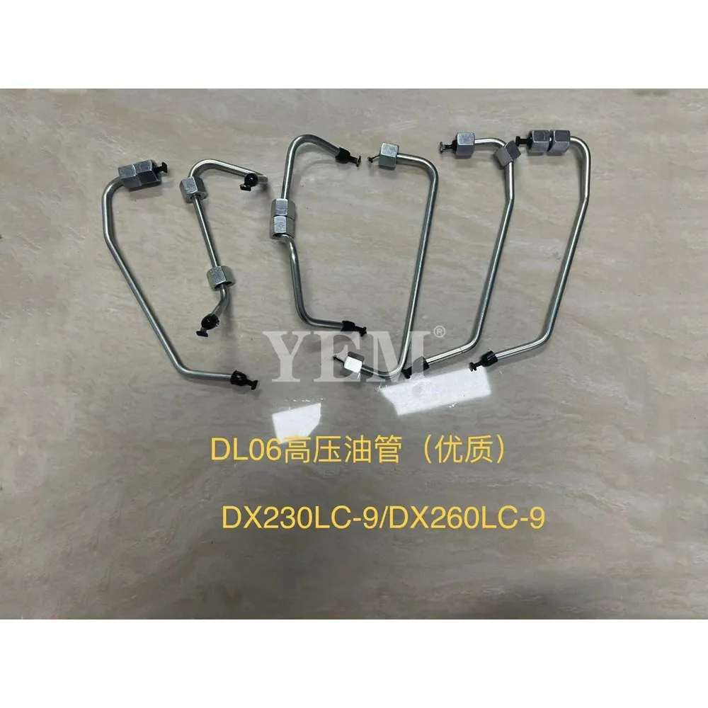 PIPE - FUEL INJECTION Fit for Doosan DL06 Tractor Excavator Spare Parts