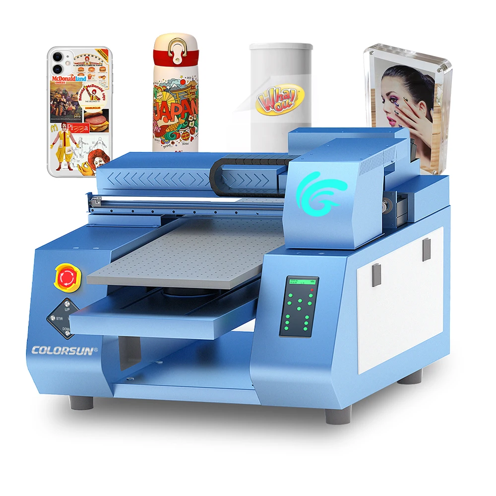 High Quality A3 + Uv Inkjet Printer Printing Machine Wood Bottle Glass Pvc  Acrylic Phone Case Flatbed Uv Printer - Buy Inkjet Printers,Uv  Printer,Phone Case Printer Product on 