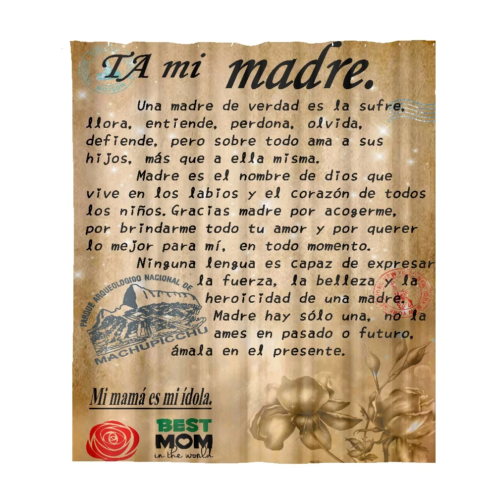 Оптовая продажа занавески для ванной комнаты с принтом