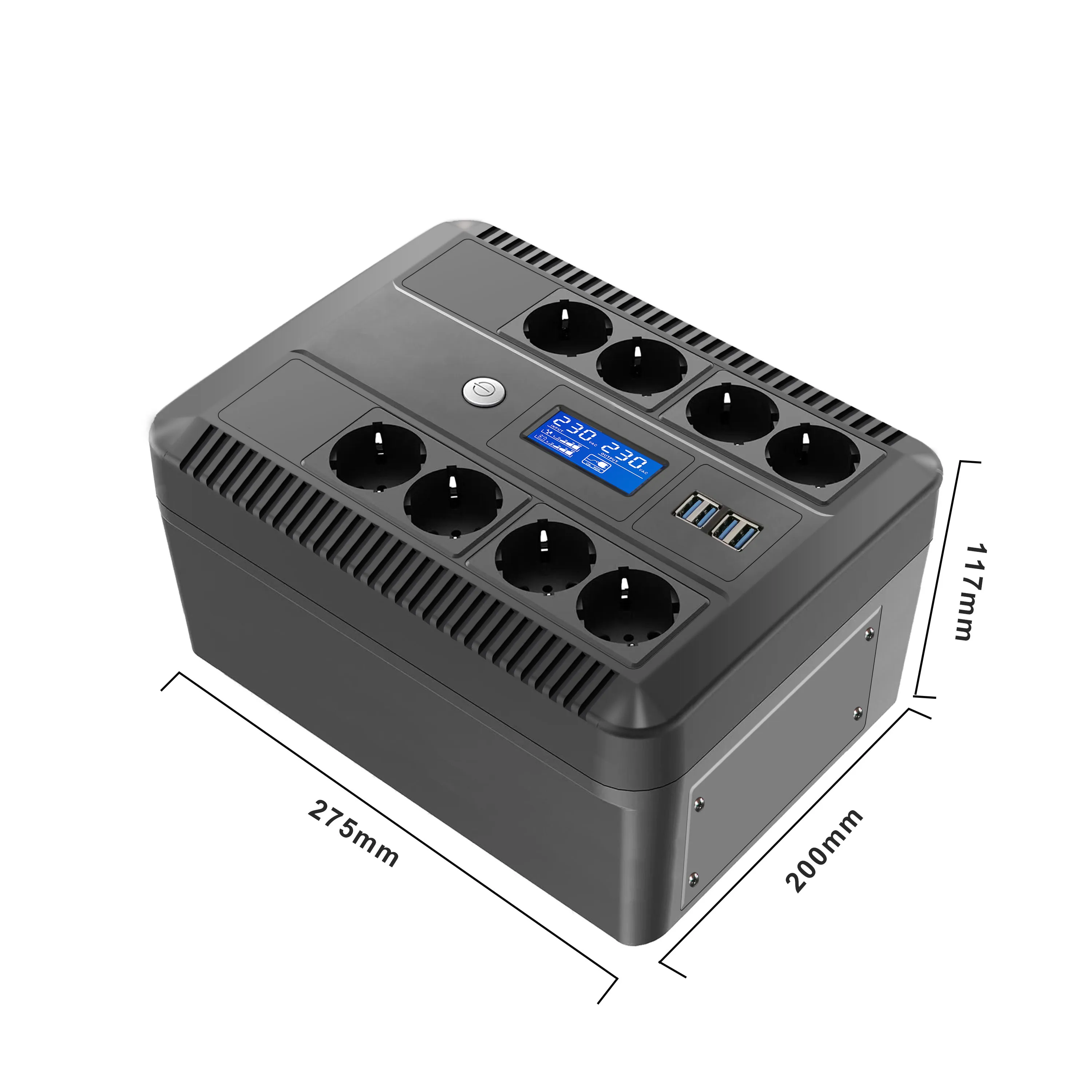 Power Surge Protector 600va Backup Battery Power Supply Backups With