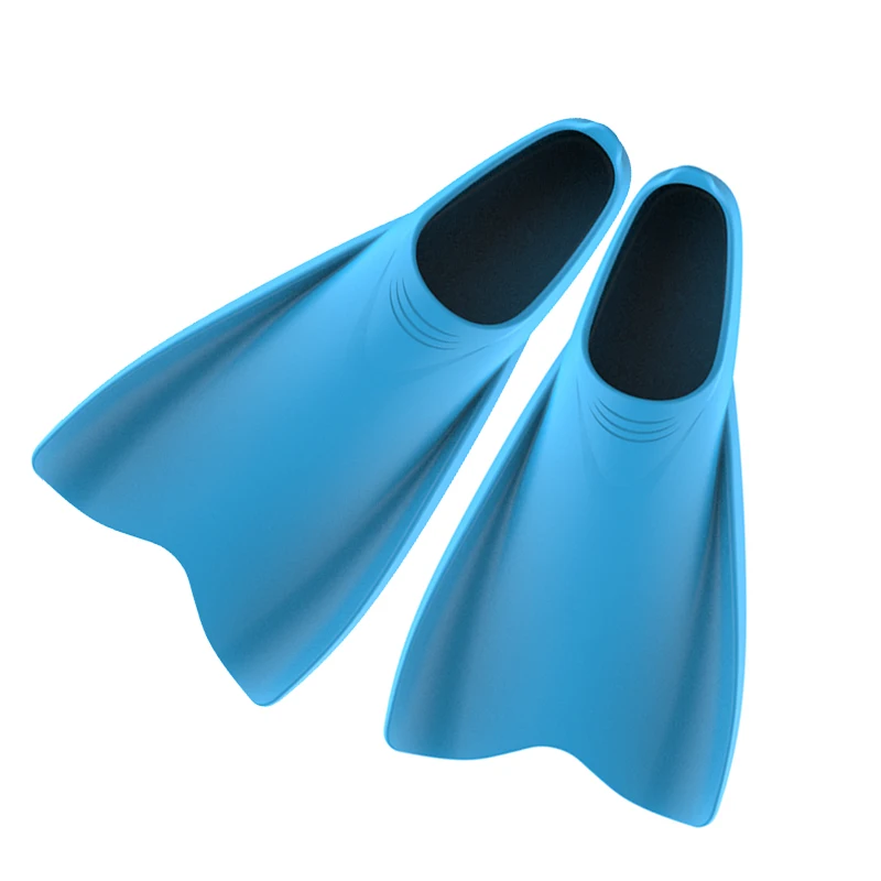 Professional Portable Short Fins Silicone Swimming Mermaid Fin Foot Flipper Training