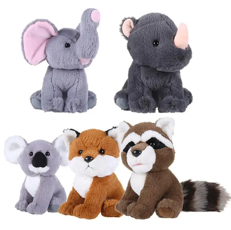 Custom Promotion Microwavable Plush Wild Animals Toy Collection