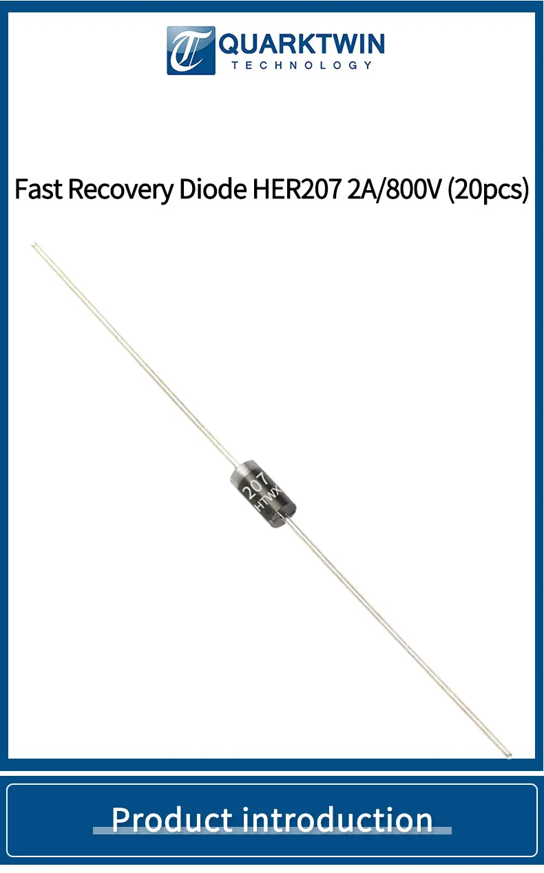 Fast Recovery Diode Her207 2a 800v (20pcs) - Buy Rectifier Diode ...