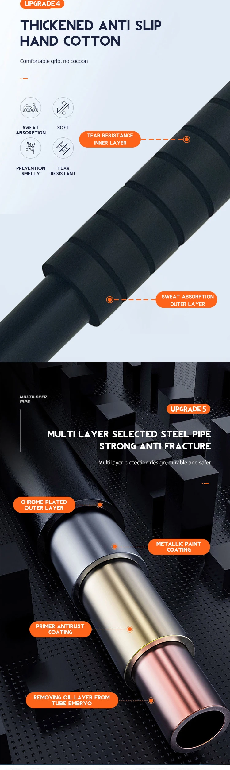 Home multifunctional Adjustable Door Gym Horizontal Indoor Fitness Equipment horizontal bar pull up bar