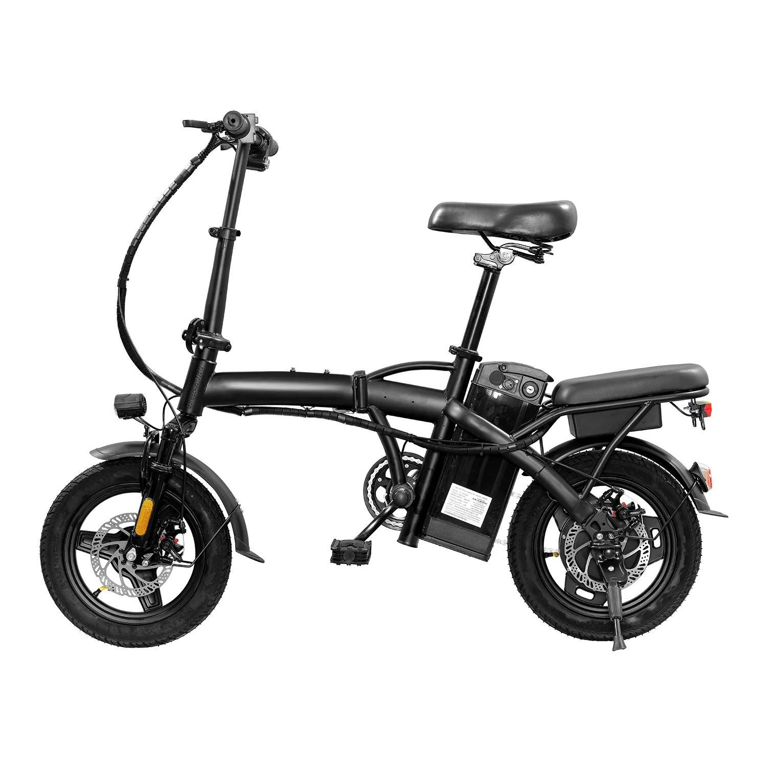 T5 US Warehouse Delivery Electric Scooter With Front Basket Front and Rear Double Disc Brakes 14 Inch Tire E Scooter