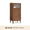 Walnut-colored 0.6m chest of drawers (600*400*1295mm)