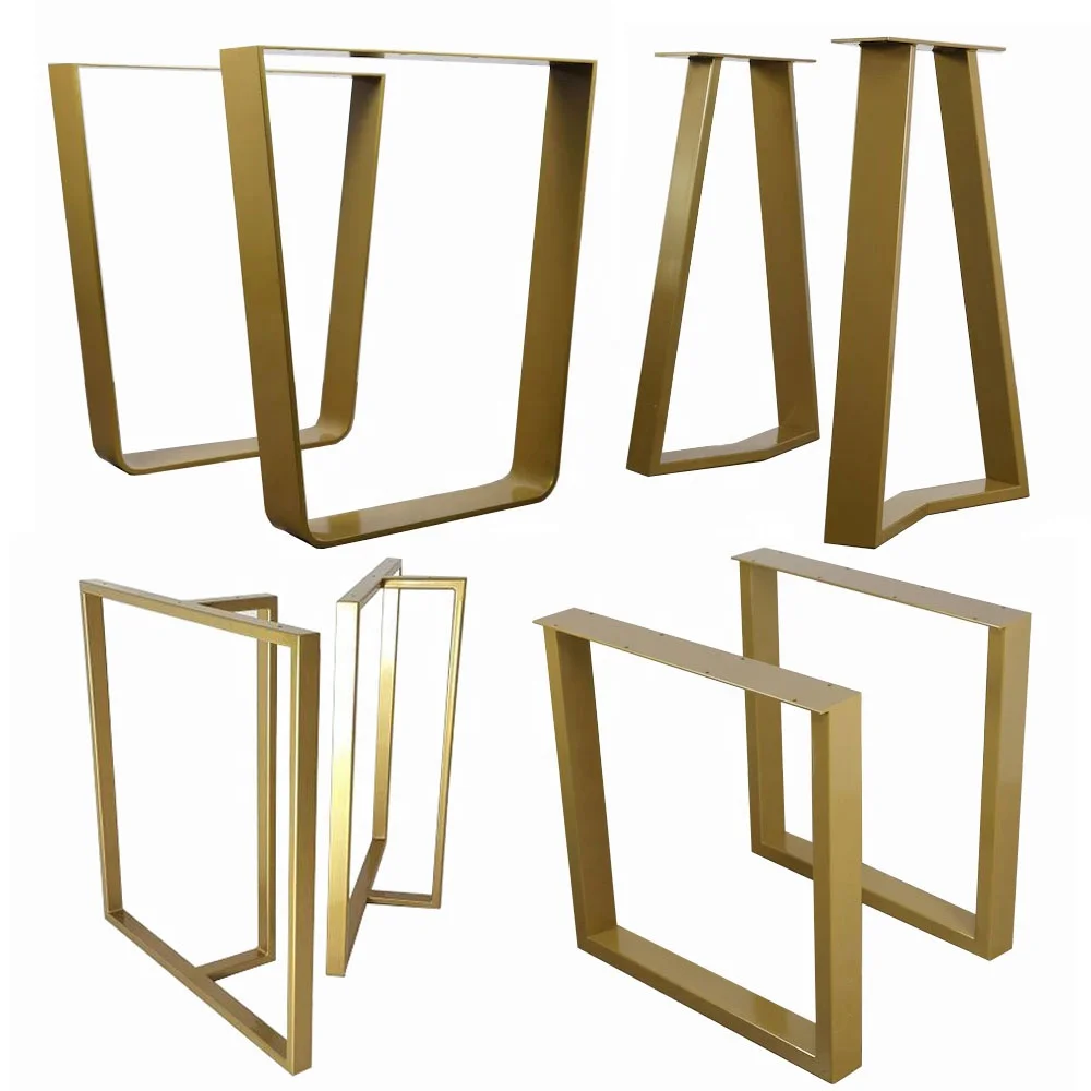 TRIUMPH Table Frame - U Shape Rose Gold Stainless Steel Legs