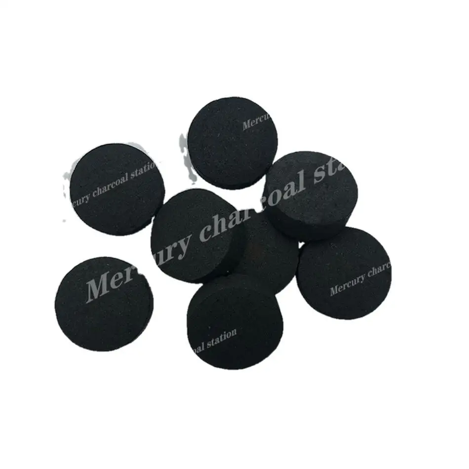 Лучший товар, высококачественный быстросжигающий уголь для кальяна, черный круглый уголь, уголь для кальяна Three Kings