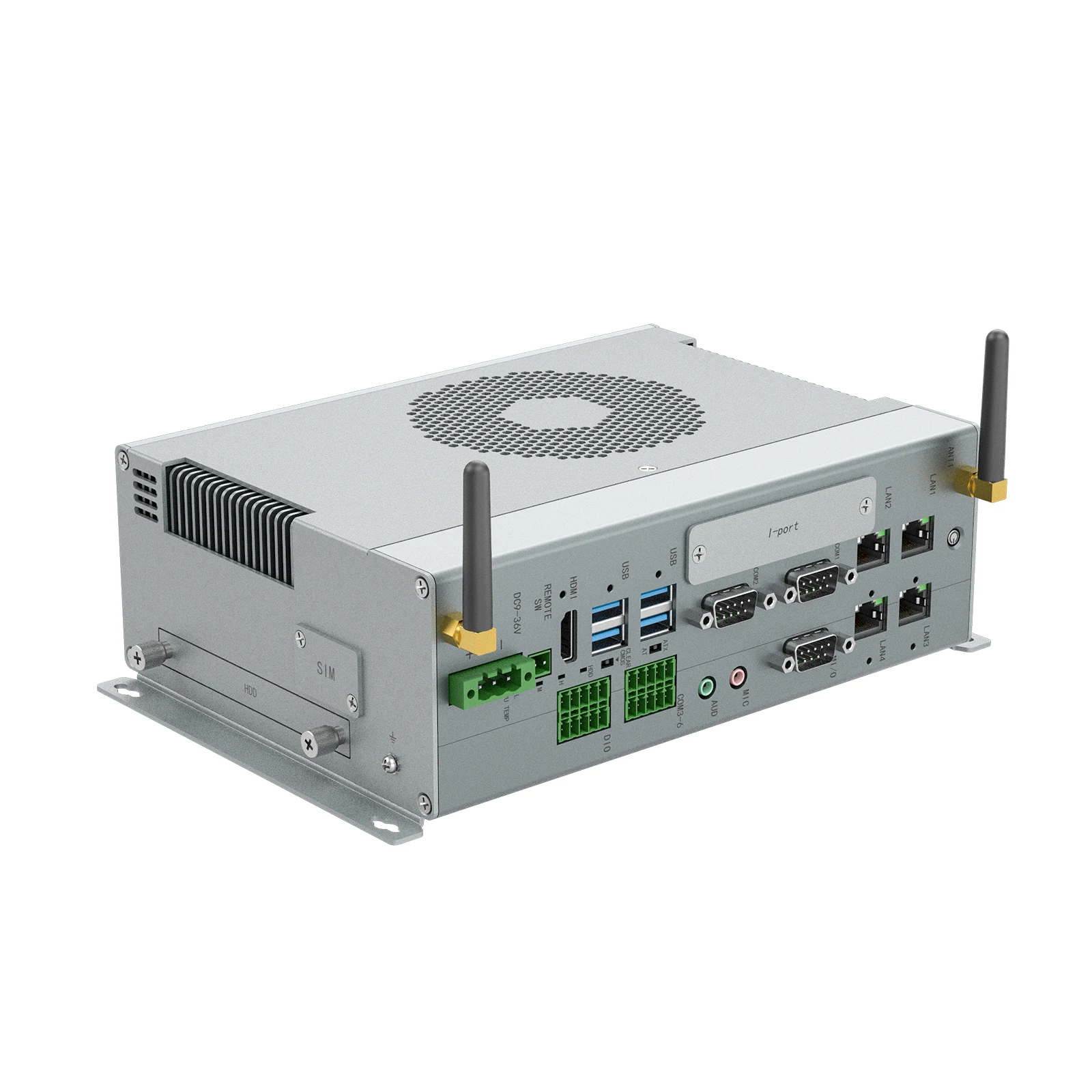Industrial Mini PC Intel Alderlake I3-12100 CPU Core 4USB3.2 RS232 Industrial Computer Accessories for Automation