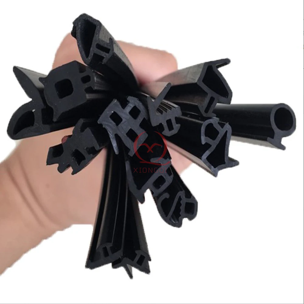 Black customize size seal strip epdm rubber sealing strip glass gasket