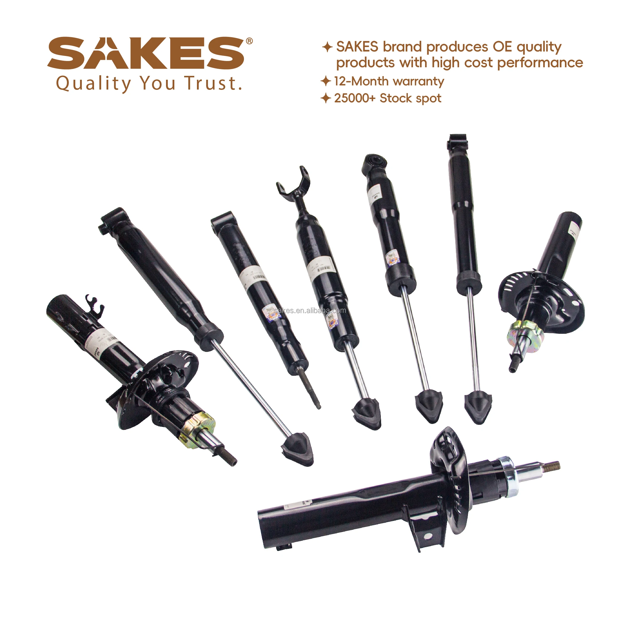 SAKES OE:33526752506 Factory Wholesale Car Parts Auto Suspension Systems Rear Shock Absorber Repair Spares for BMW E46