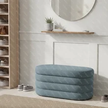 Ottoman With Storage Foot Stool For Bedroom Living Room