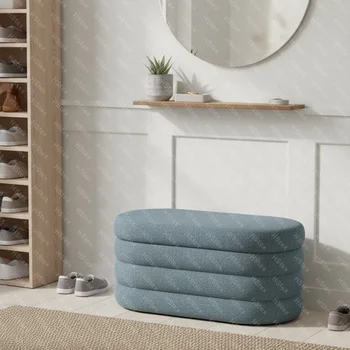 Ottoman With Storage Foot Stool For Bedroom Living Room