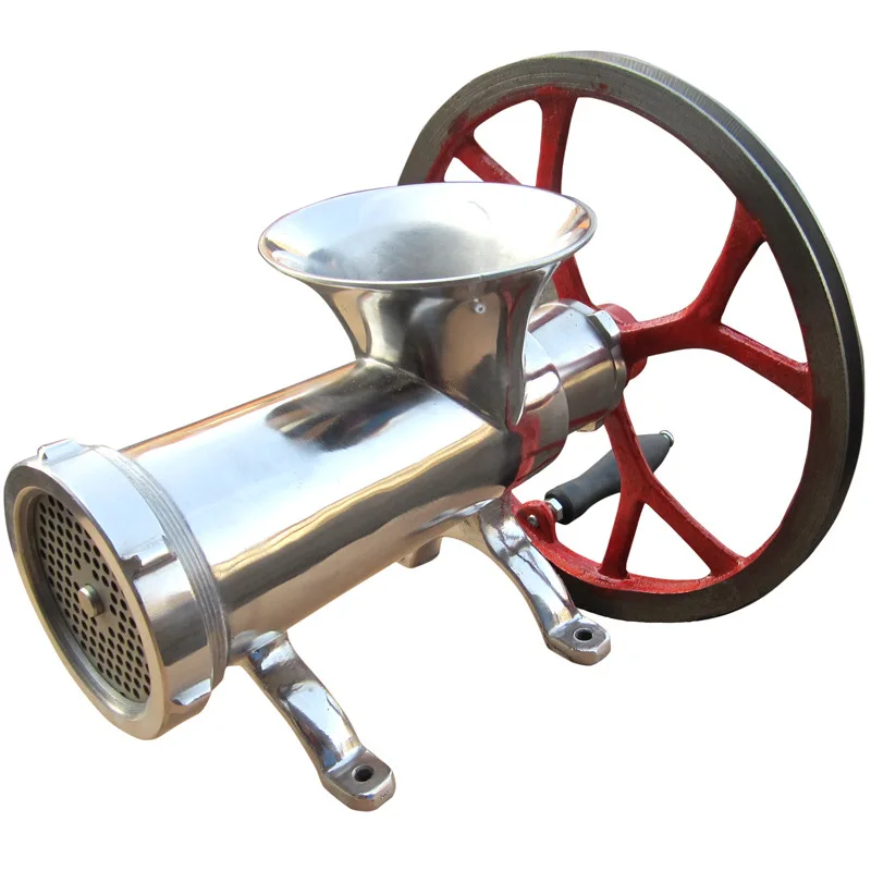 Tritacarne Manuale In Acciaio Inox - Con Tubi Per Salsicce, Lama In Tungsteno, Grande Capacità