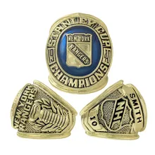 NHL 1940 New York Rangers Hockey Championship Ring Custom Alloy Men's High Quality Jewelry Fashion Ring Wholesale