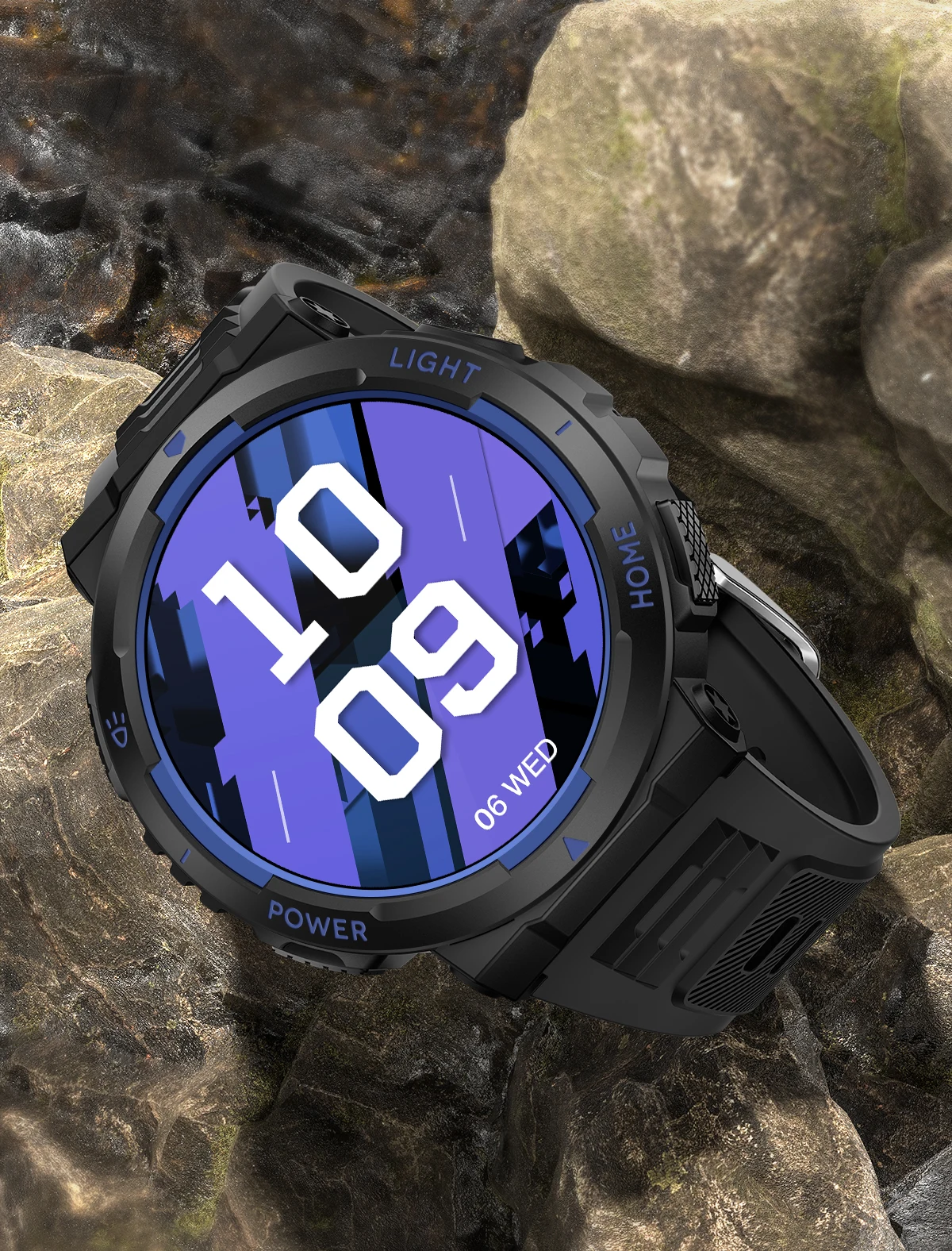 KT75 Smart Watch New LED Light Illumination Outdoor Sports Running Exercise 3ATM Deep Waterproof Watch