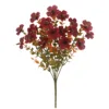 Violeta de eucalipto rojo otoñal de 7 bifurcaciones - Rojo otoñal