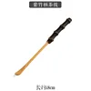 Purple bamboo handle tea pick