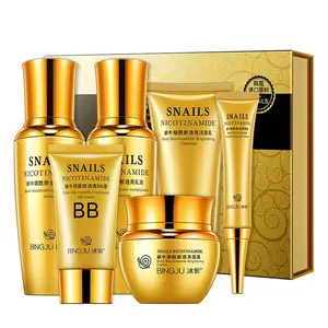 OEM Professional Skincare Set Brightening Anti Aging Facial Snail Skin Care Set