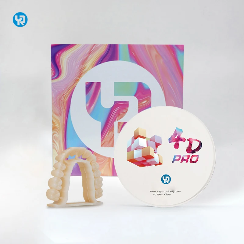 YR 98mm Zirconia Blocks Shade 4D Pro Artificial Teeth Dentures for Dental Milling & Sintering
