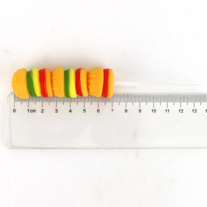 hamburger lollipop