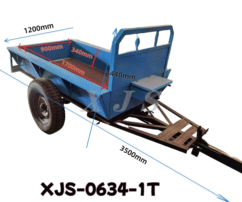 1トン1.5トンファームトレーラー農業用トラクタートレーラー| Alibaba.com