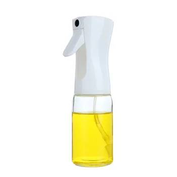 200ml Glass Olive Oil Spray Bottle Canola Oil Spritzer Refillable Oil Sprayer for Cooking