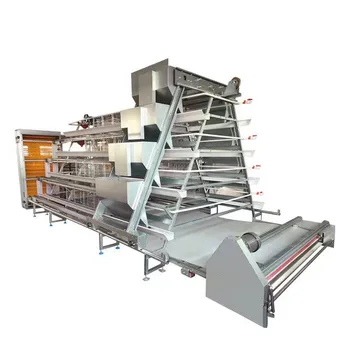Fully automatic chicken farming equipment with three layers and four layers of hot-dip galvanized cages