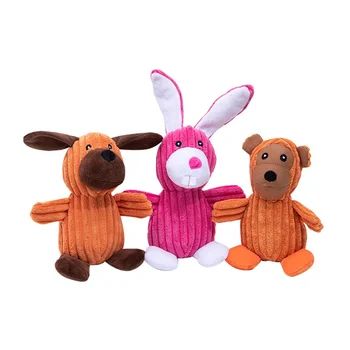 Popular Customized Plush Monkey Shape Pet Soft Toys Bit-Resistant Pet Plush Toys