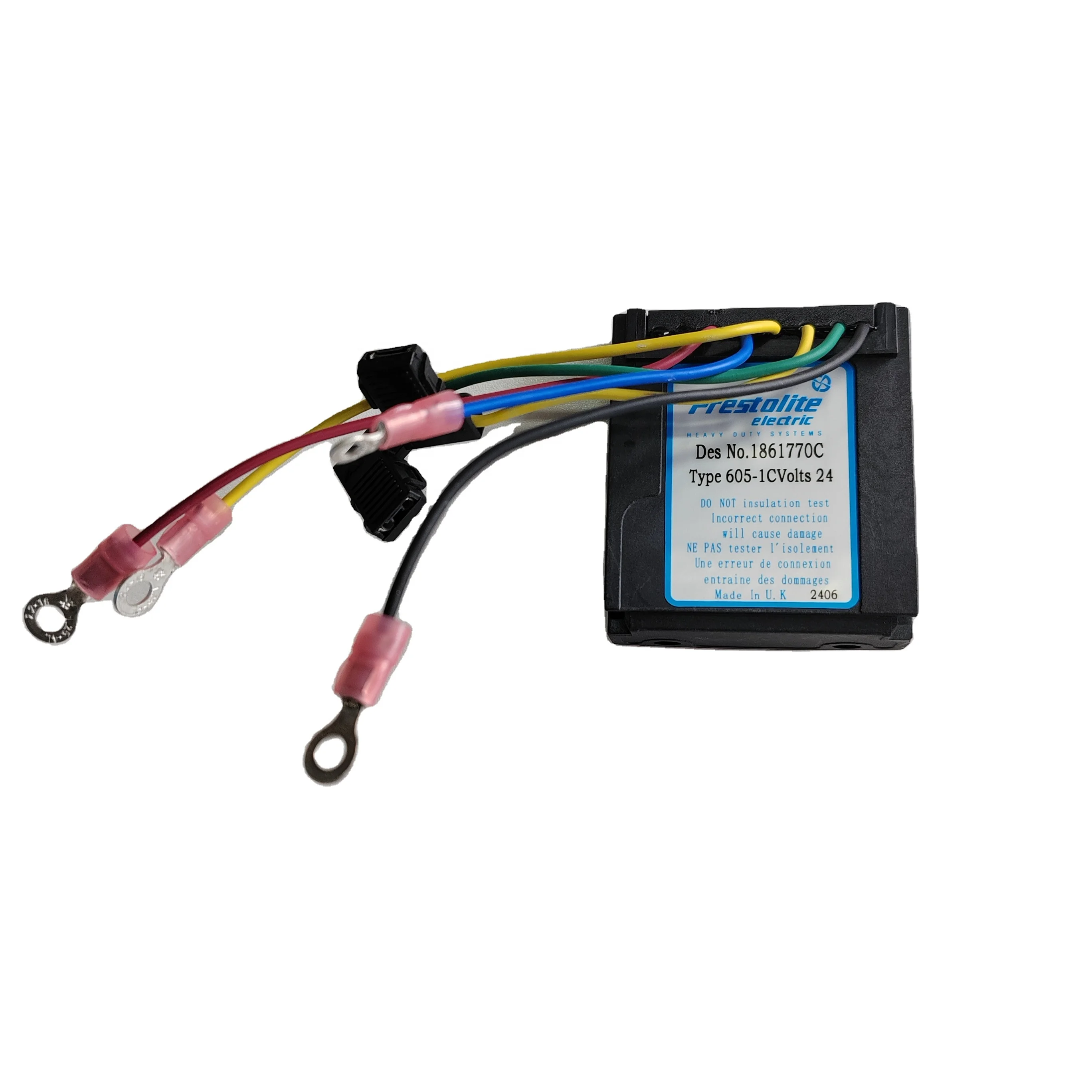 Model 1861770C Prestolite Series Voltage Regulator Type 605-1C Volts 24V for Yutong Higer BUS Alternator Regulator 1861770C
