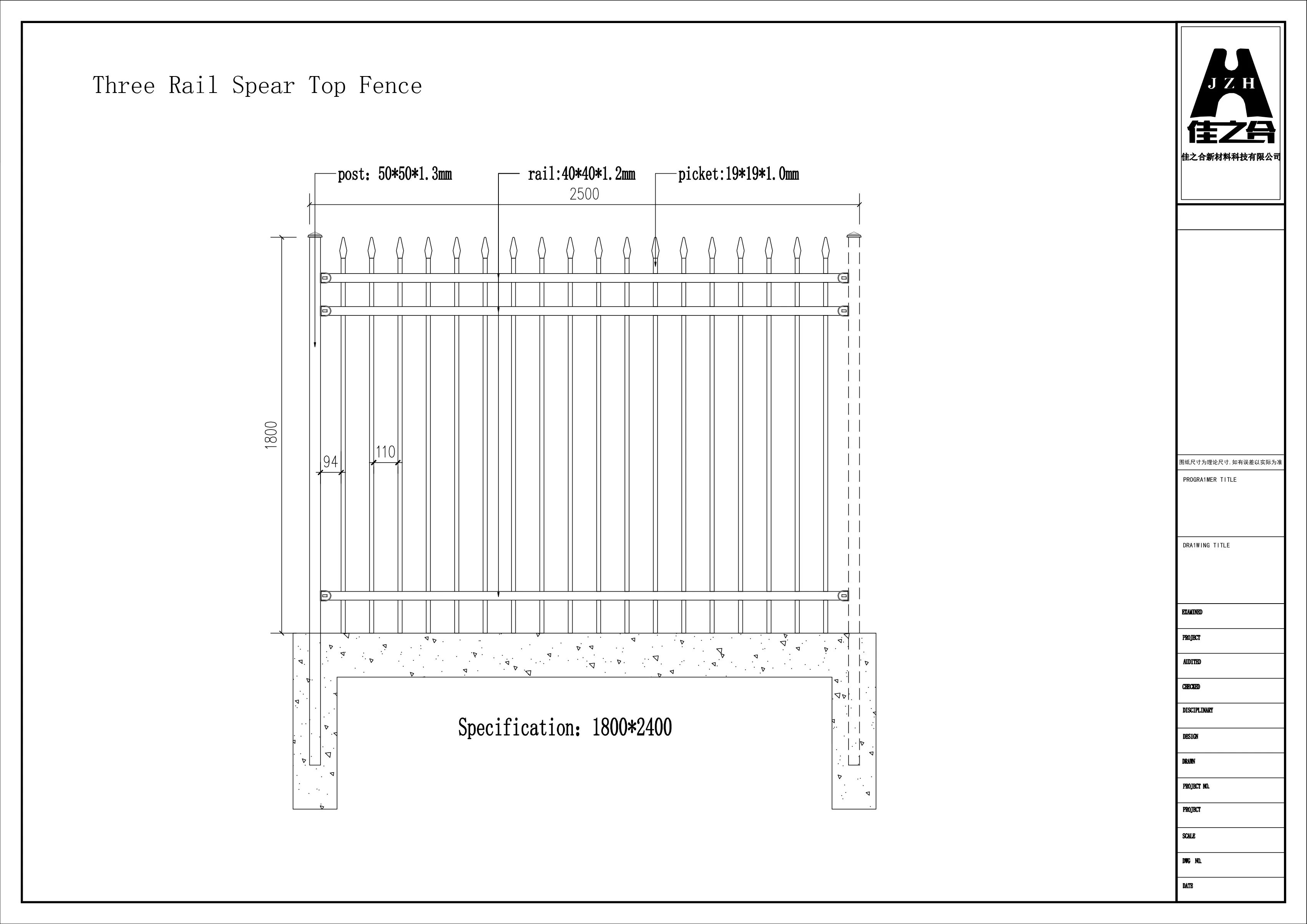 Australian Style Zinc Steel Fence Panel Garden Security Steel Square Tube Fence Packages Buy