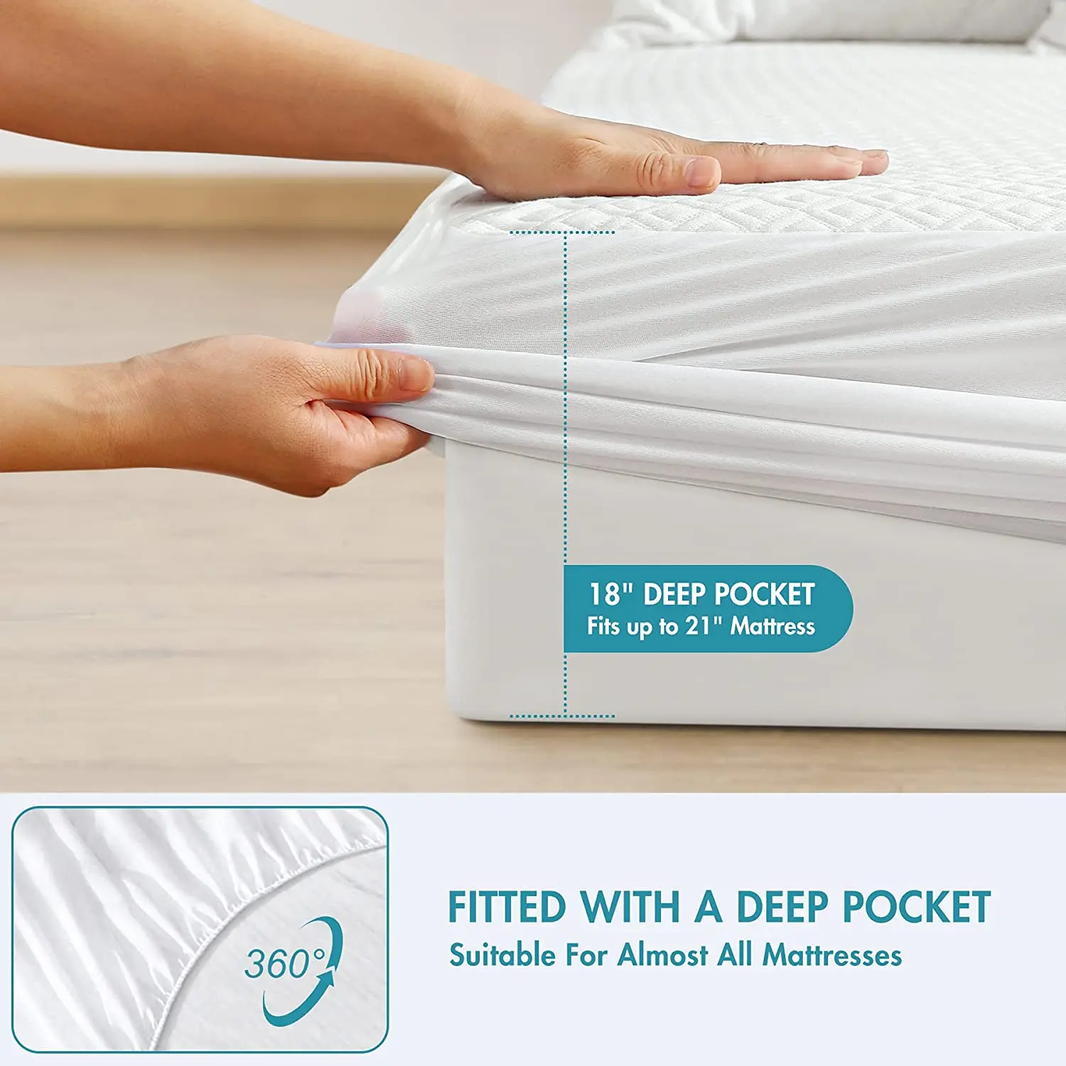 Protect-A-Bed Coprimaterasso In Bambù – Impermeabile E Freschissimo!