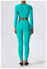 blue green shirt set